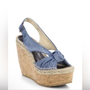 Authentic Jimmy Choo Parisa wedge sandals